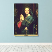 Toile La Vierge avec l'hôte, 1841 (Insitu (Plancher de Bois))