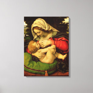 Toile La Vierge du coussin vert, 1507-10
