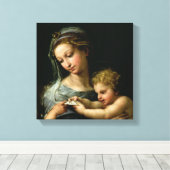 Toile La Vierge du Rose, c.1518 (Insitu (Plancher de Bois))