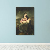 Toile La Vierge et l'enfant (Insitu (Plancher de Bois))