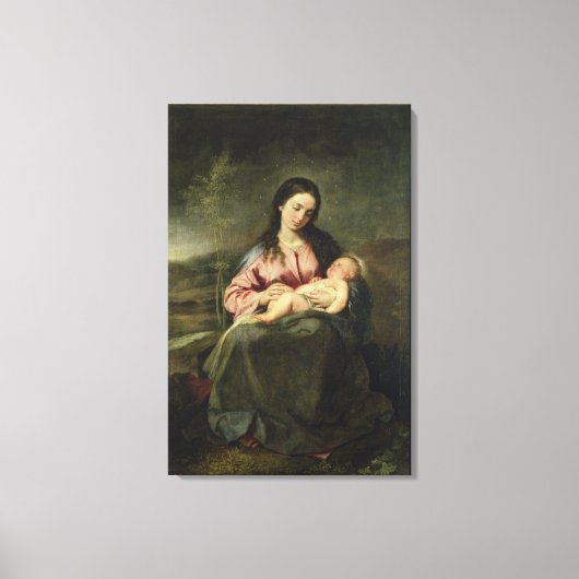 Toile La Vierge et l'enfant (Recto)