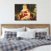 Toile La Vierge et l'Enfant avec une pousse d'Olivier (Insitu(Chambre))