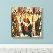 Toile La Vierge et l'enfant intronisé, c.1475 (Insitu (Plancher de Bois))