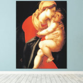 Toile La Vierge et l'Enfant par Jacopo Da Pontormo (Insitu (Plancher de Bois))