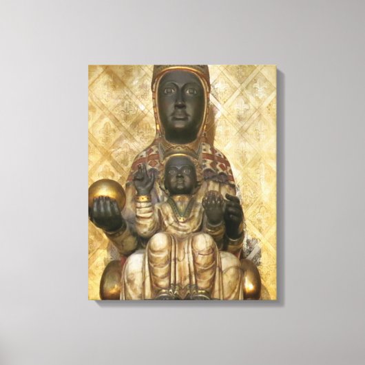 Toile La Vierge Noire de Montserrat (Recto)