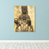Toile La Vierge Noire de Montserrat (Insitu (Plancher de Bois))