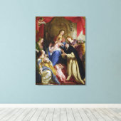 Toile La Vierge offrant le Rosaire (Insitu (Plancher de Bois))