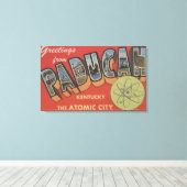 Toile La Ville Atomique - Scènes de grandes lettres (Insitu (Plancher de Bois))