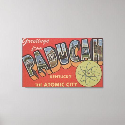 Toile La Ville Atomique - Scènes de grandes lettres (Recto)