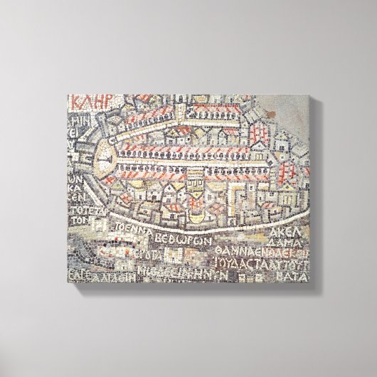 Toile La ville de Jérusalem et ses environs (Recto)