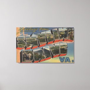 Toile La Virginie - commande d'horizon (parc national)