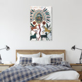 Toile La vision de Daniel de Quatre Bêtes et de Dieu (Insitu(Chambre))