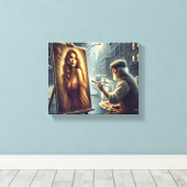 Toile La vision de l’artiste : donner vie à la beauté (Insitu (Plancher de Bois))