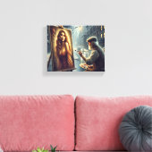 Toile La vision de l’artiste : donner vie à la beauté (Insitu(Salon))