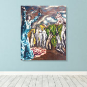 Toile La Vision de saint Jean | El Greco | (Insitu (Plancher de Bois))