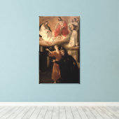 Toile La vision de St. Alphonsus Rodriguez (Insitu (Plancher de Bois))