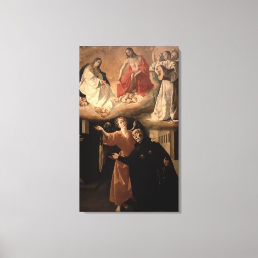 Toile La vision de St. Alphonsus Rodriguez (Recto)