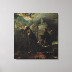 Toile La vision de St Francis de Paola