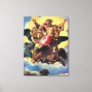 Toile La Vision d'Ézéchiel, peinture de Raphaël,
