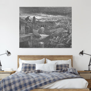 Toile La vision d'Isaïe sur la destruction