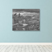Toile La vision d'Isaïe sur la destruction (Insitu (Plancher de Bois))