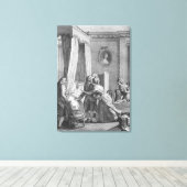 Toile La visite du médecin de Boson (Insitu (Plancher de Bois))
