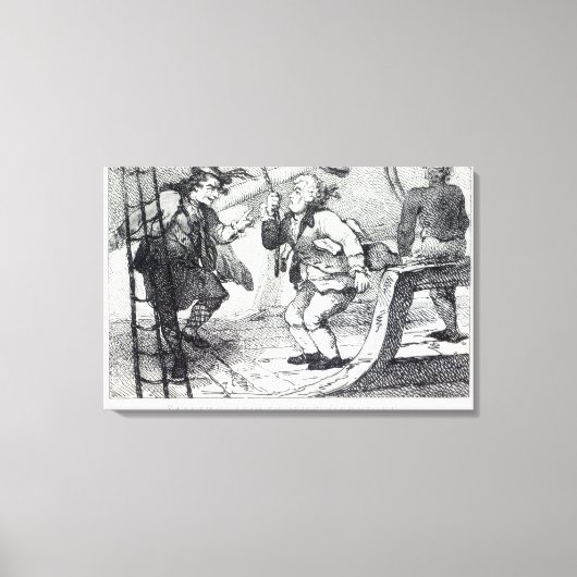 Toile La voile parmi les Hébrides (Recto)