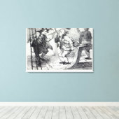 Toile La voile parmi les Hébrides (Insitu (Plancher de Bois))