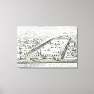 Toile La vue de Mecque, de 'einer d'Entwurf historischen