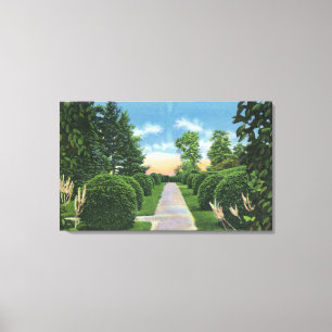 Toile La vue du Tanglewood fait du jardinage # 2