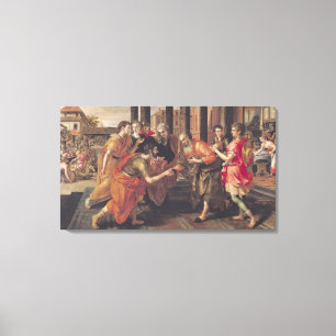 Toile Laban présentant Eliezer à son père, 1562