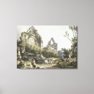 Toile L'Abbaye de Tintern, de 'Le Romantique et pittores