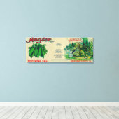 Toile Label Angler Peas Chicago, IL (Insitu (Plancher de Bois))