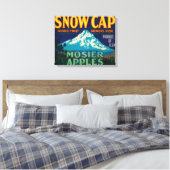 Toile Label Apple Crate Casquette de neigeMosier, OU (Insitu(Chambre))