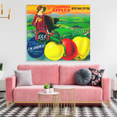 Toile Label Apple Crate de J.M.L. Watsonville, CA (Insitu(Salon))