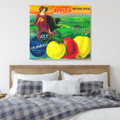 Toile Label Apple Crate de J.M.L. Watsonville, CA (Insitu(Chambre))