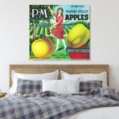 Toile Label Apple Crate P.M. Watsonville, CA (Insitu(Chambre))
