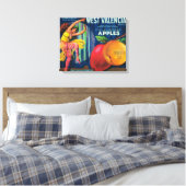 Toile Label Apple Crate West ValenciaWatsonville, CA (Insitu(Chambre))