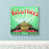 Toile Label de parfum VolutinesParis, France (Insitu (Plancher de Bois))