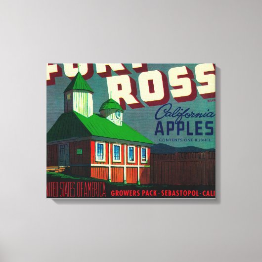 Toile Label Fort Ross Apple Crate Sebastopol, CA (Recto)