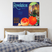 Toile Label orange de la révélationNaranjo, CA (Insitu(Chambre))