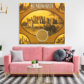 Toile Label orange KenilworthRiverside, CA (Insitu(Salon))