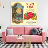 Toile Label Orange Silver Lake Lemon Cove, CA (Insitu(Salon))