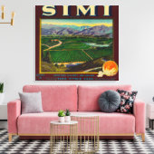 Toile Label Simi OrangeSanta Susana, CA (Insitu(Salon))
