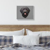 Toile Labradoodle Chien Noir (Insitu(Chambre))