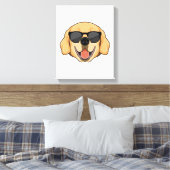 Toile Labrador avec lunettes de soleil (Insitu(Chambre))