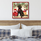 TOILE LABRADOR CHOCOLATE DE NOËL (Insitu(Chambre))