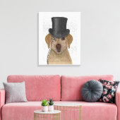 Toile Labrador jaune, Hound officiel et Casquette (Insitu(Salon))