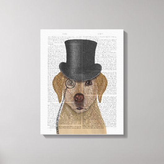 Toile Labrador jaune, Hound officiel et Casquette (Recto)