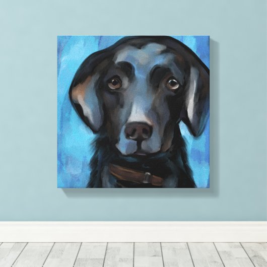 Toile Labrador Retriever (Insitu (Plancher de Bois))